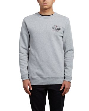 VOLCOM SUPPLY STONE CREW SWEATSHIRT GRY £55.00